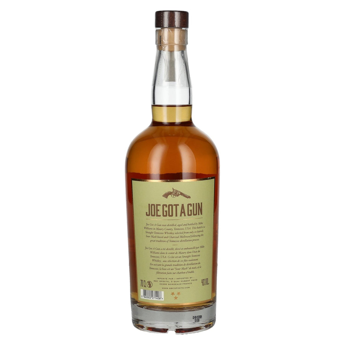 Joe Got A Gun Tennessee Whiskey 20 Private Barrels Batch nr. 4 40% vol. 0,7 l