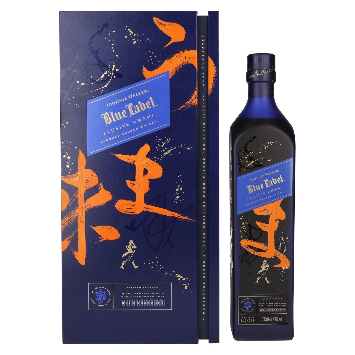 Johnnie Walker Blue Label ELUSIVE UMAMI Blended Scotch Whisky Limited Release 43% vol. 0,7 l in geschenkverpakking
