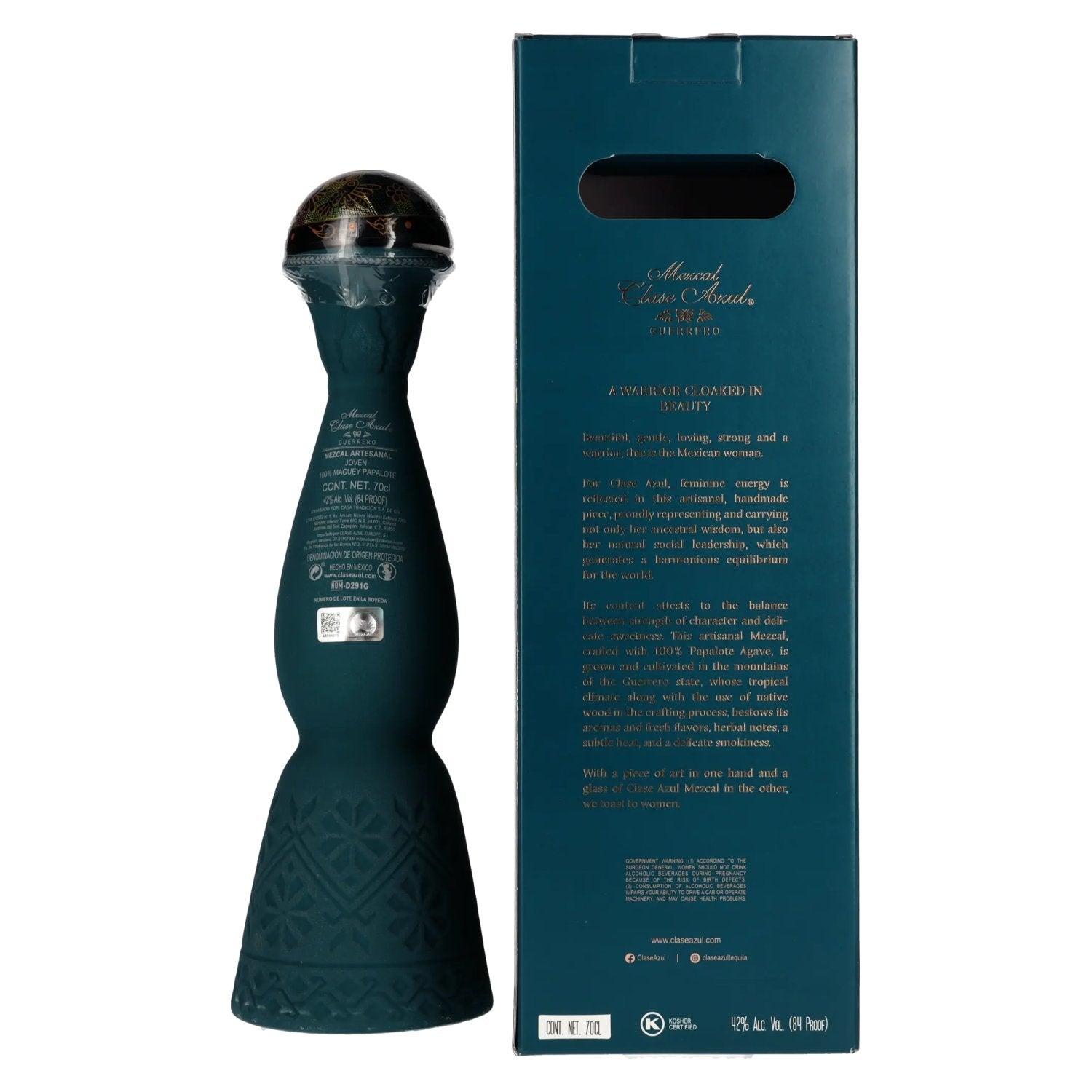 Clase Azul Mezcal GUERRERO 42% Vol. 0,7l in geschenkverpakking