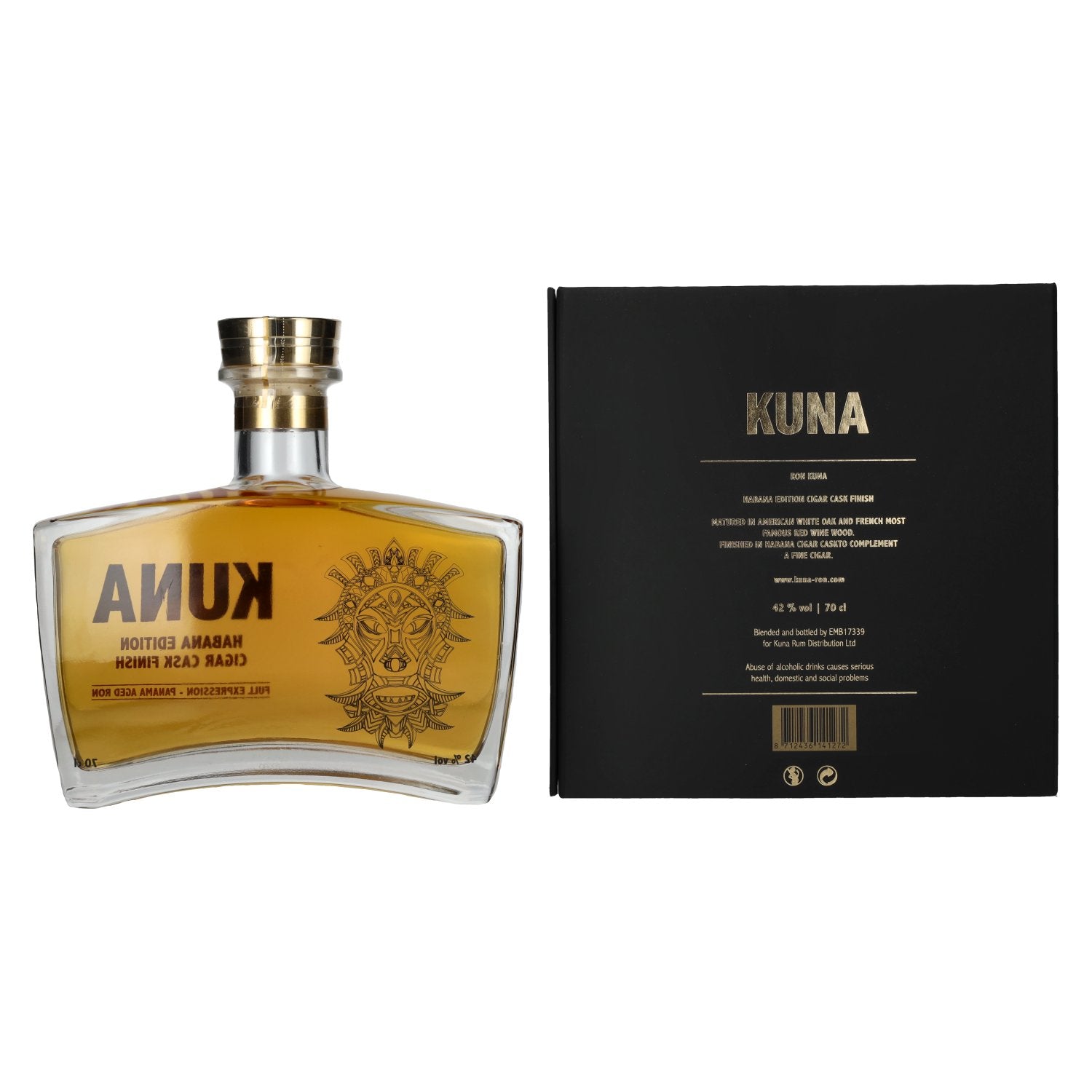 Kuna Panama Aged Ron Habana Edition Cigar Cask Finish 42% Vol. 0,7l in gift box