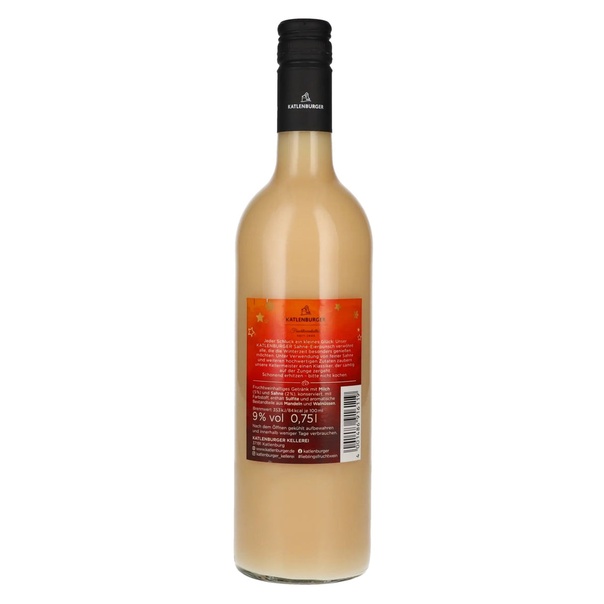 Katlenburger KLASSIKER Sahne Eierpunsch 9% Vol. 0,75l