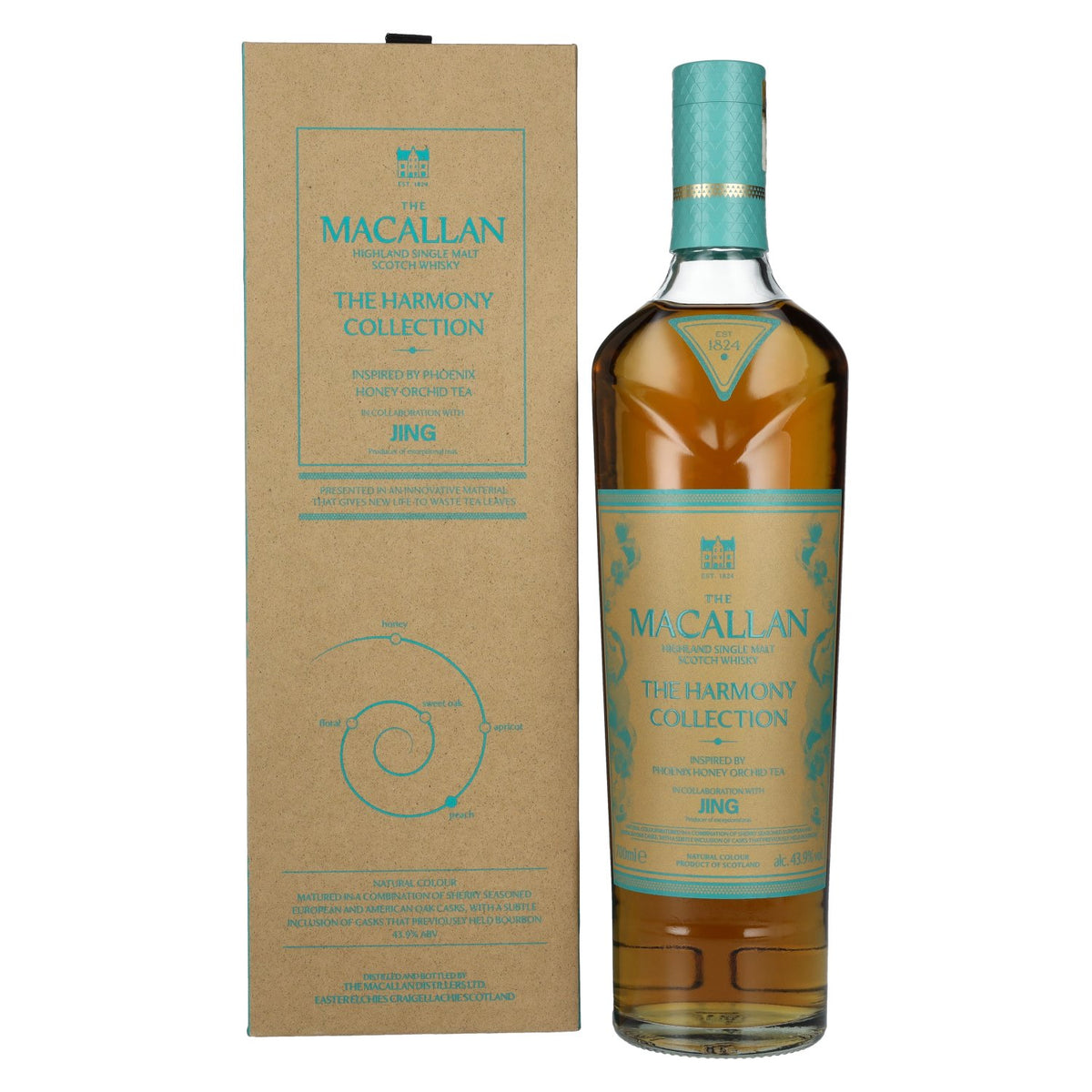 The Macallan The Harmony Collection JING PHOENIX HONEY ORCHID TEA 43,9% vol. 0,7 l in geschenkverpakking