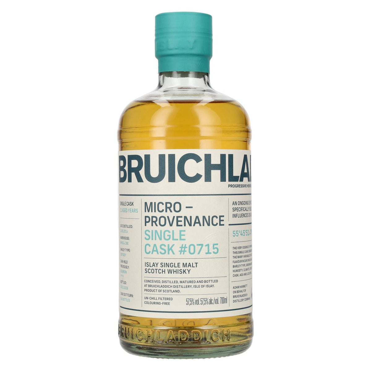 Bruichladdich MICRO-PROVENANCE Single Cask #0715 Islay Single Malt 57,5% vol. 0,7 l