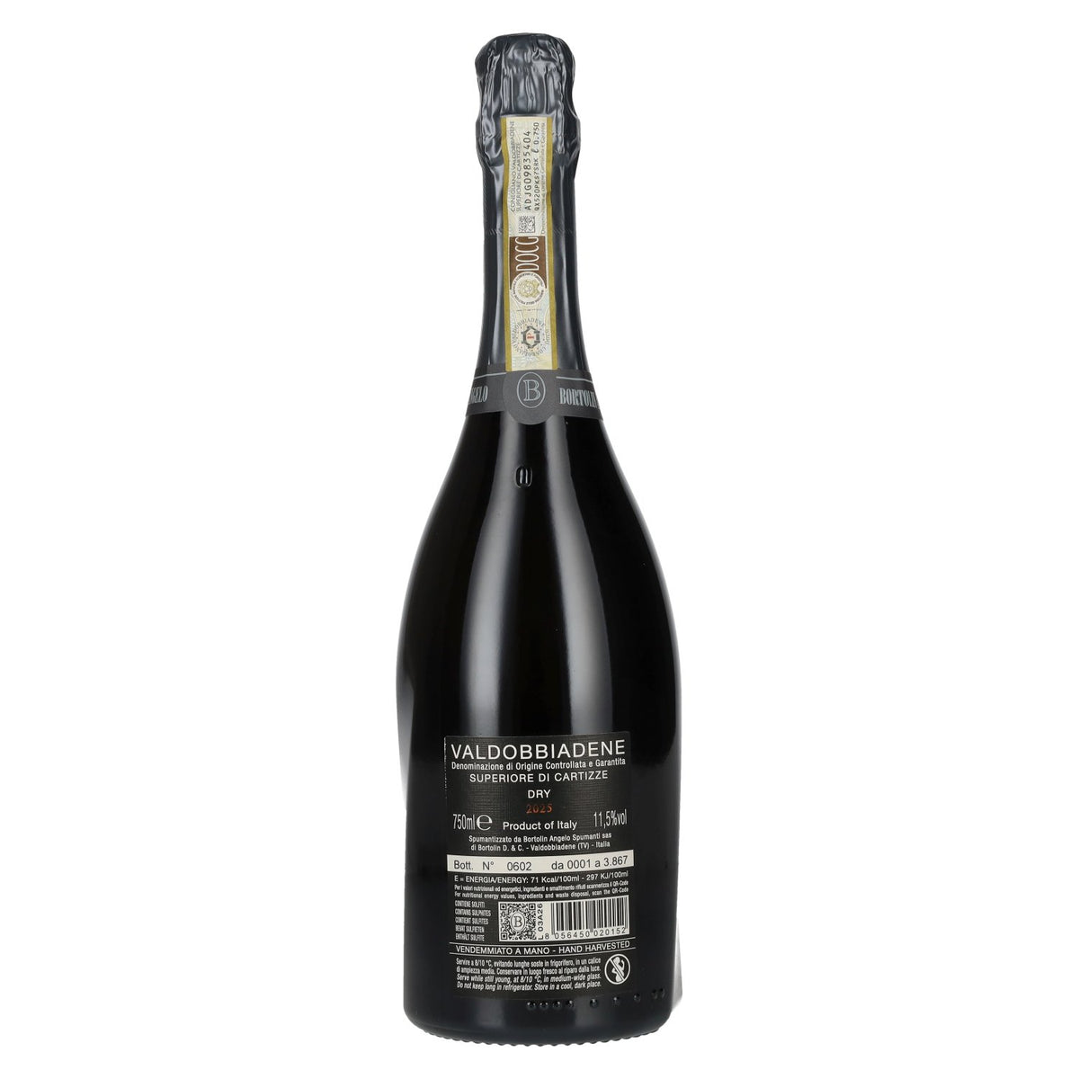 Bortolin Angelo Superiore Di Cartizze Valdobbiadene Prosecco Dry DOCG 2025 11,5% Vol. 0,75l