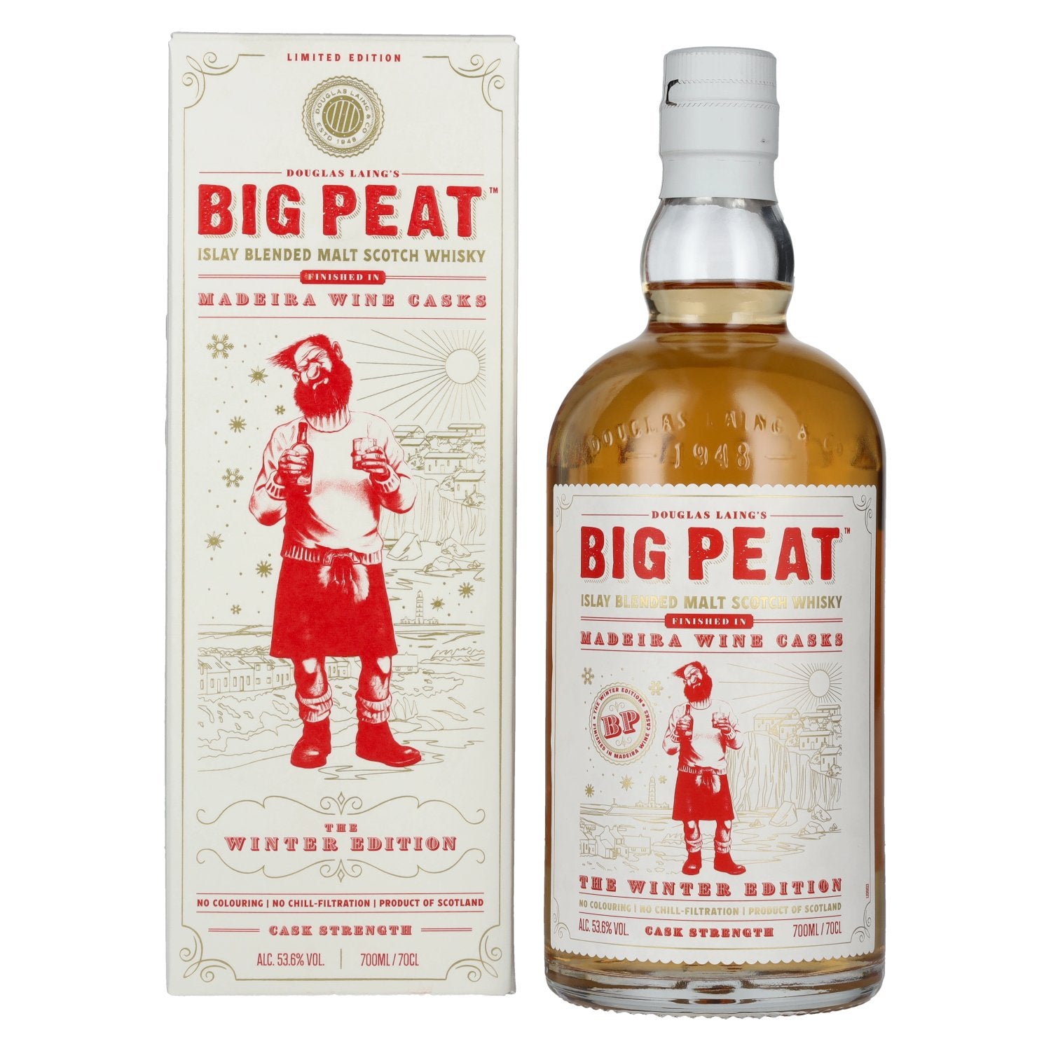 Douglas Laing Big Peat The Winter Edition 53,6% Vol. 0,7l in geschenkverpakking