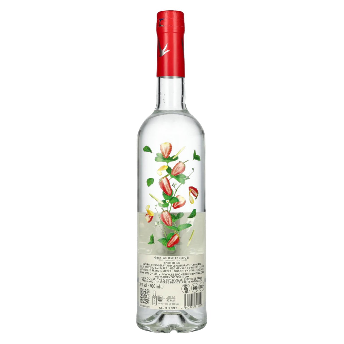 Grey Goose Essences STRAWBERRY & LEMONGRASS Flavored Vodka 30% Vol. 0,7l