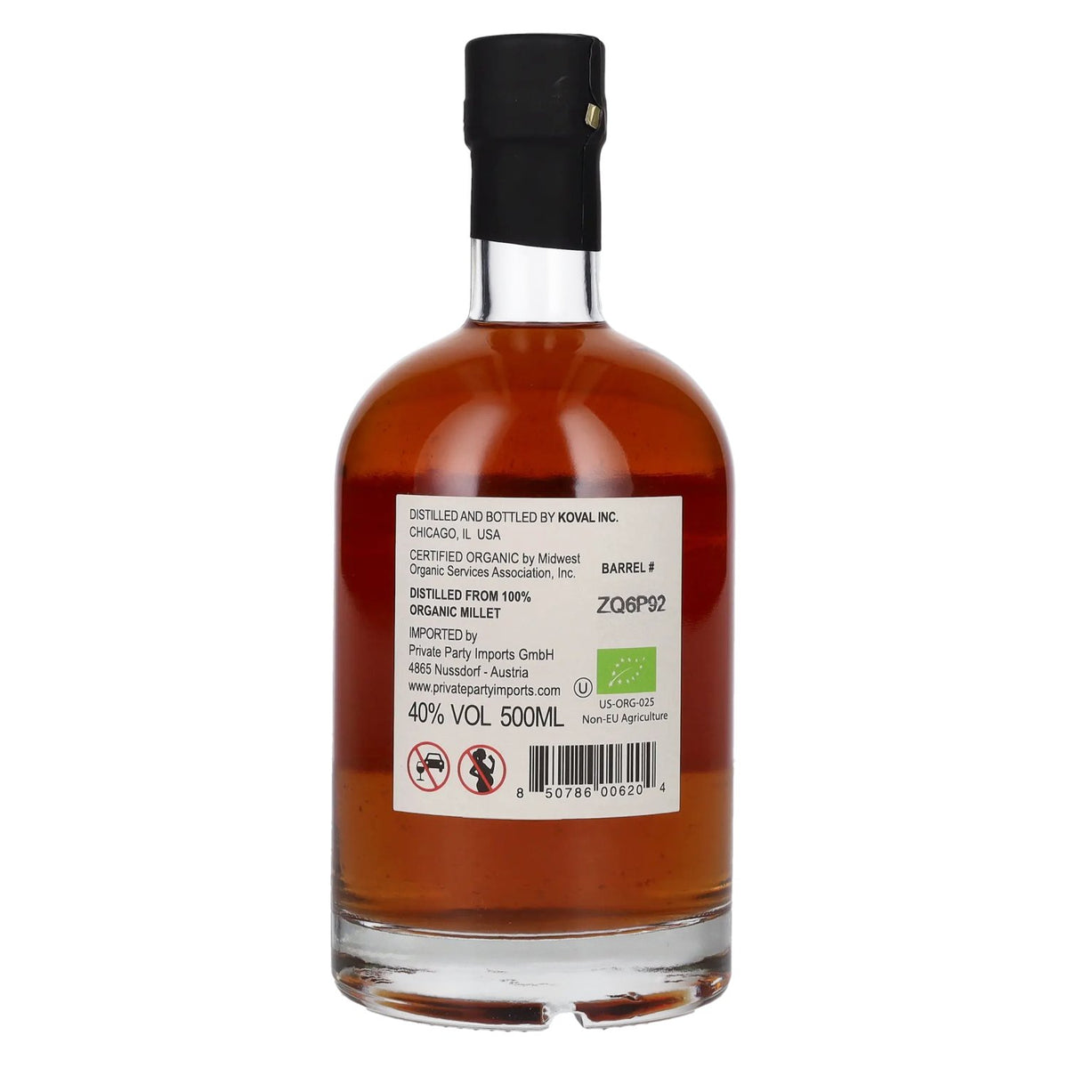 Koval MILLET Single Barrel Whiskey 40 % vol. 0,5 l