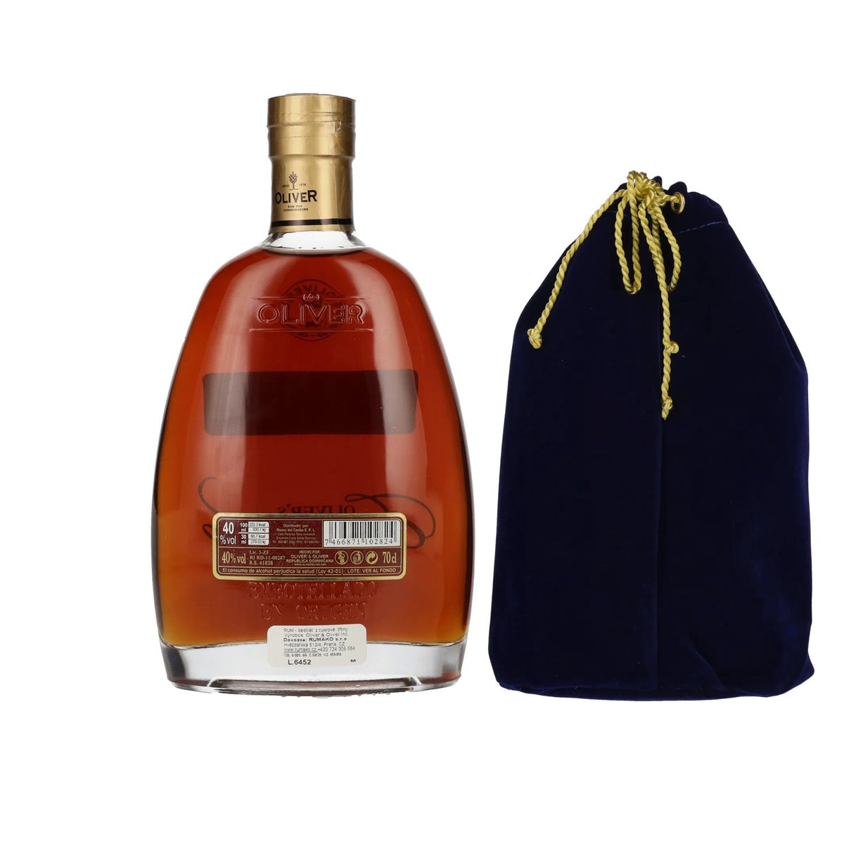 Oliver’s Exquisito Sistema Solera Rum 1995 40% vol. 0,7 l