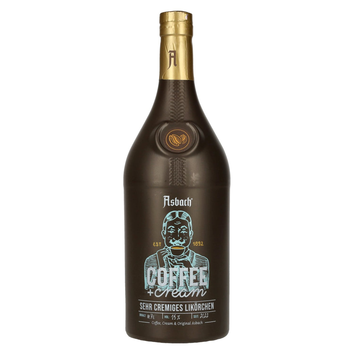Asbach Coffee + Cream Likörchen 15% Vol. 0,7l