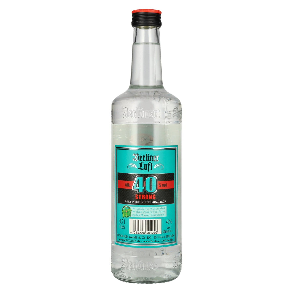 Berliner Luft STRONG Pfefferminzlikör 40% Vol. 0,7l