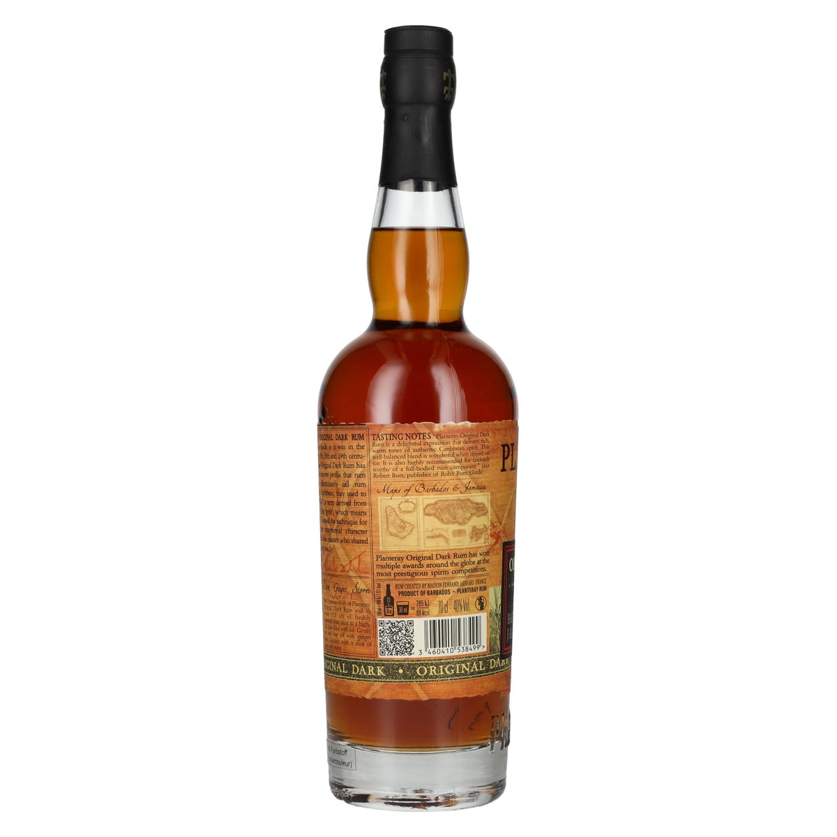 Rhum Planteray ORIGINAL DARK Barbade &amp; Jamaïque 40 % vol. 0,7 l