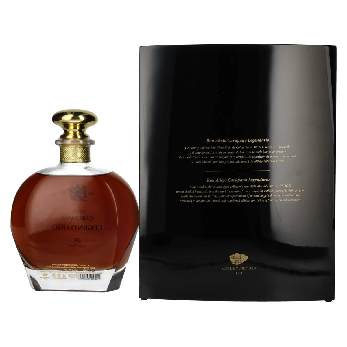 Ron Añejo Carúpano 25 Years Old Legendario Single Barrel 40% Vol. 0,7l in Geschenkbox