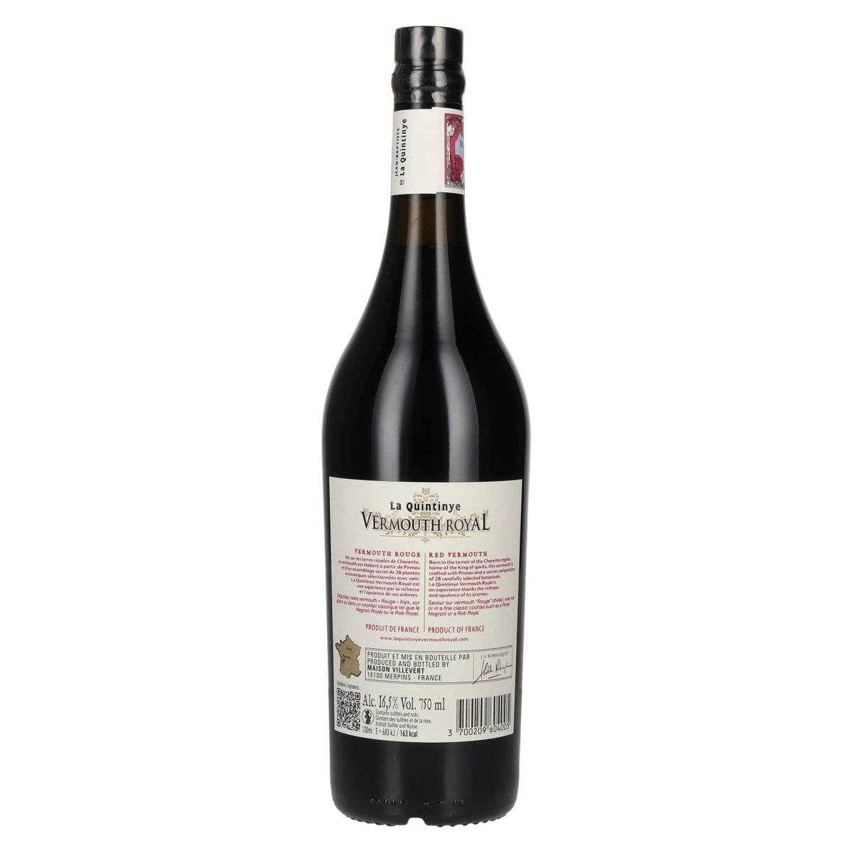La Quintinye Vermouth Royal Rouge 16,5% Vol. 0,75l