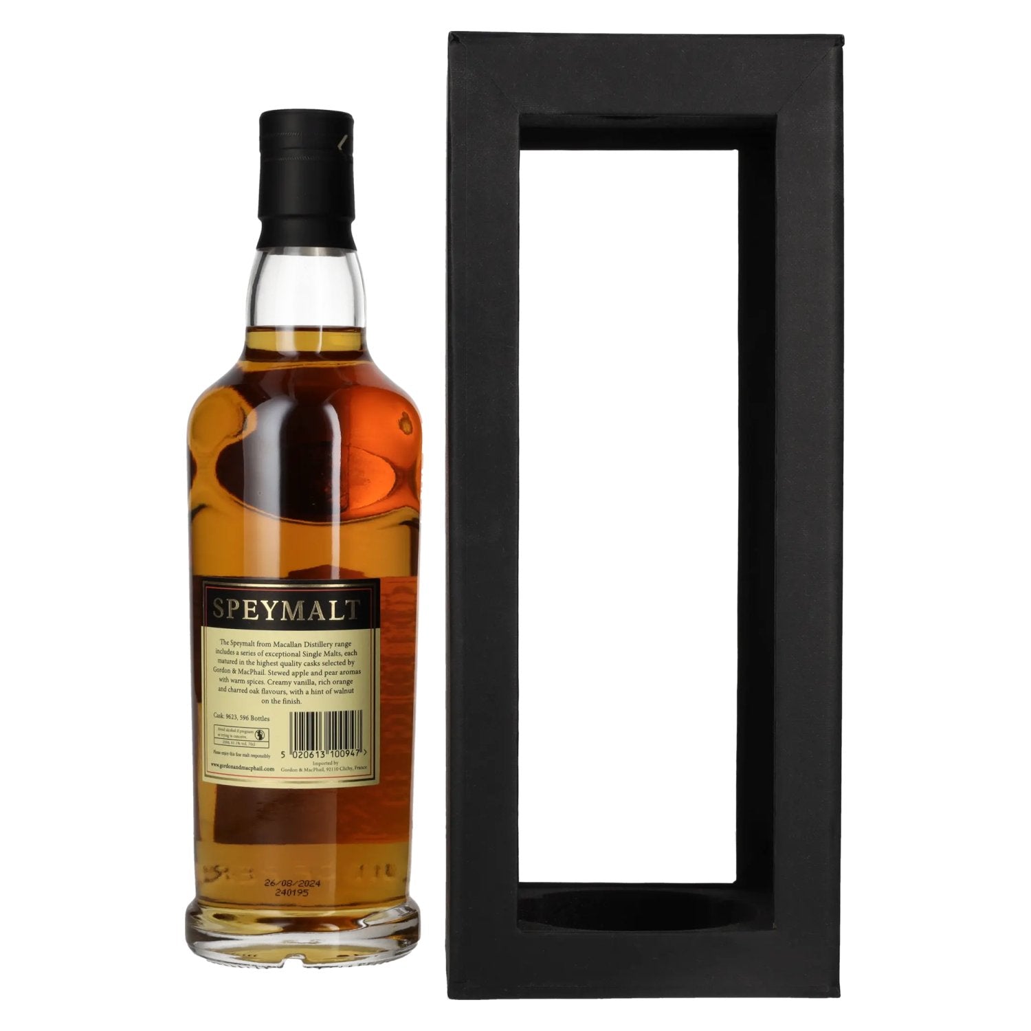 Gordon &amp; MacPhail SPEYMALT Macallan Single Malt Scotch Whisky 2006 61,1% Vol. 0,7l en coffret cadeau