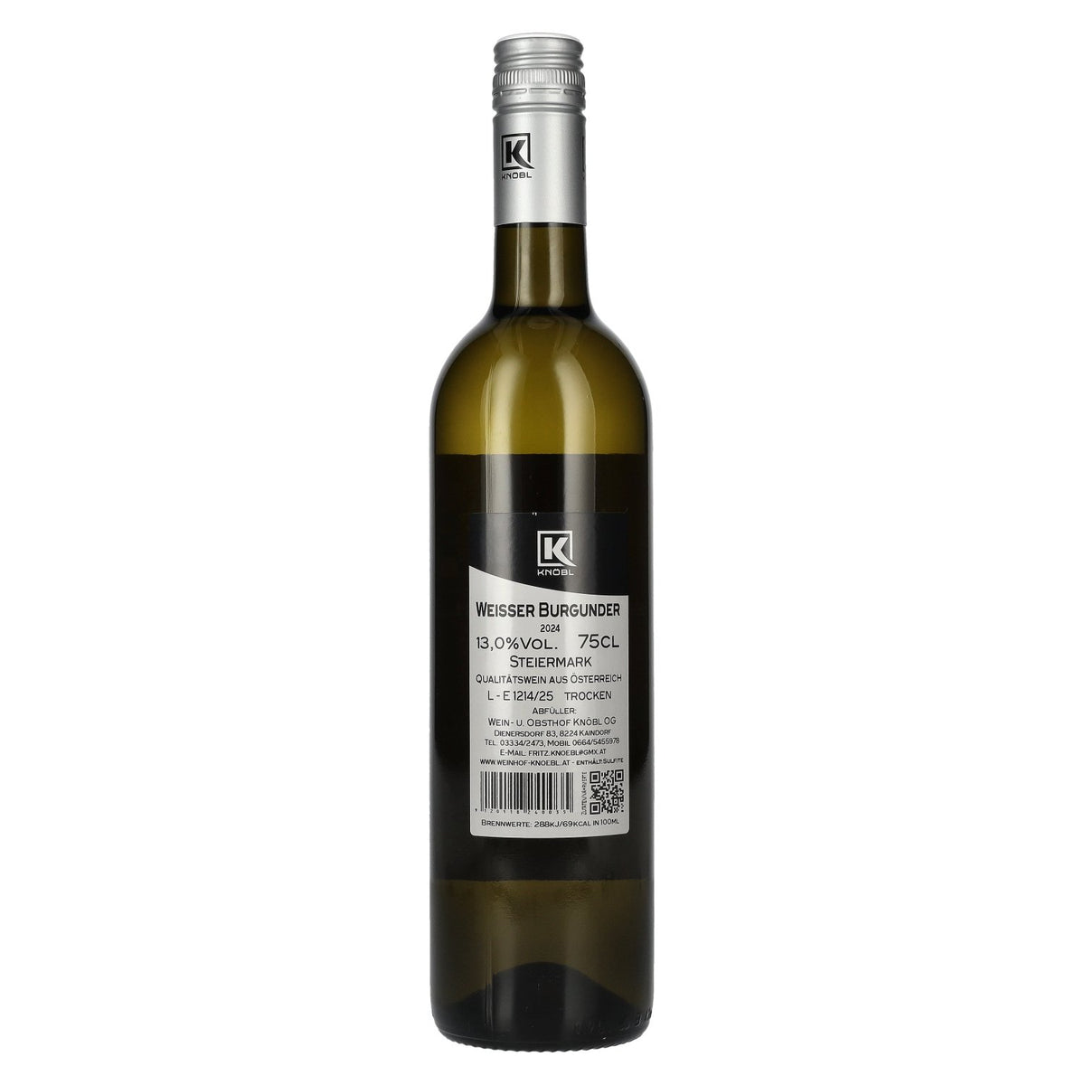 Knöbl Weisser Burgunder 2024 13% Vol. 0,75l