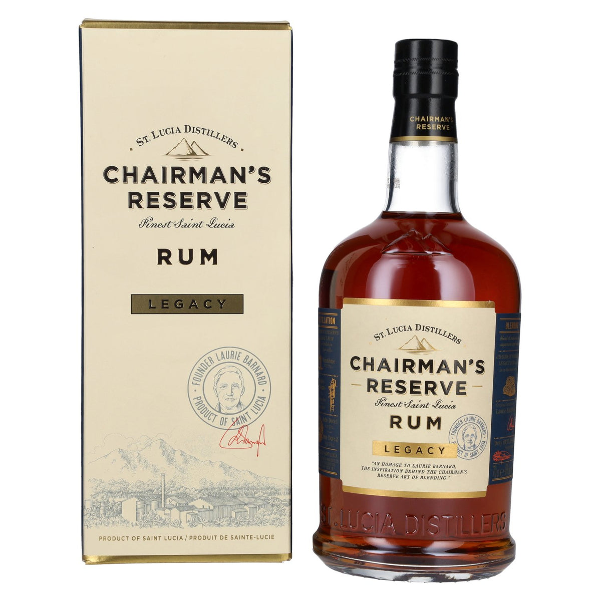 Chairman's Reserve Rum LEGACY 43% Vol. 0,7l in geschenkverpakking