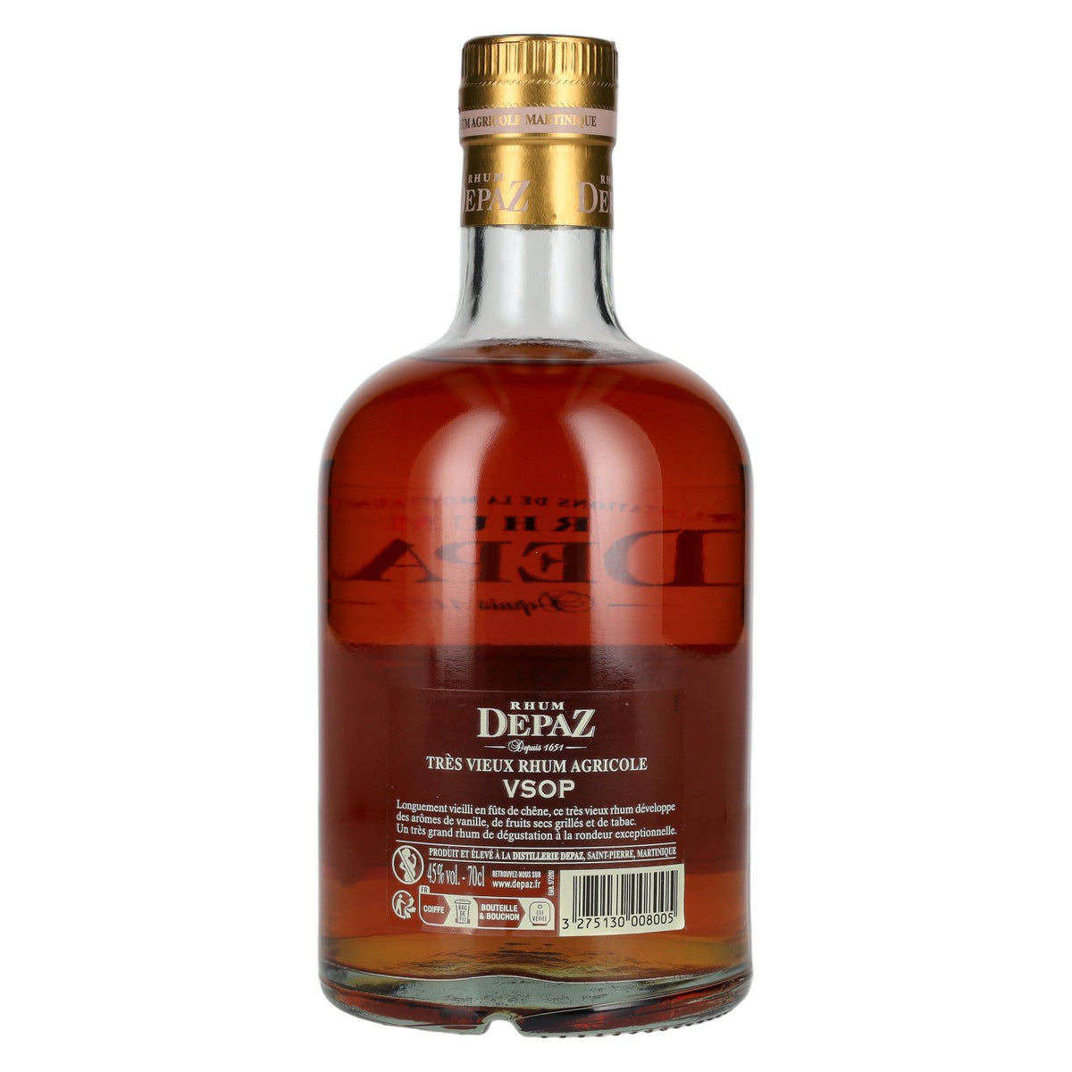 Depaz Rhum Très Agricole Vieux VSOP 45% vol. 0,7 l