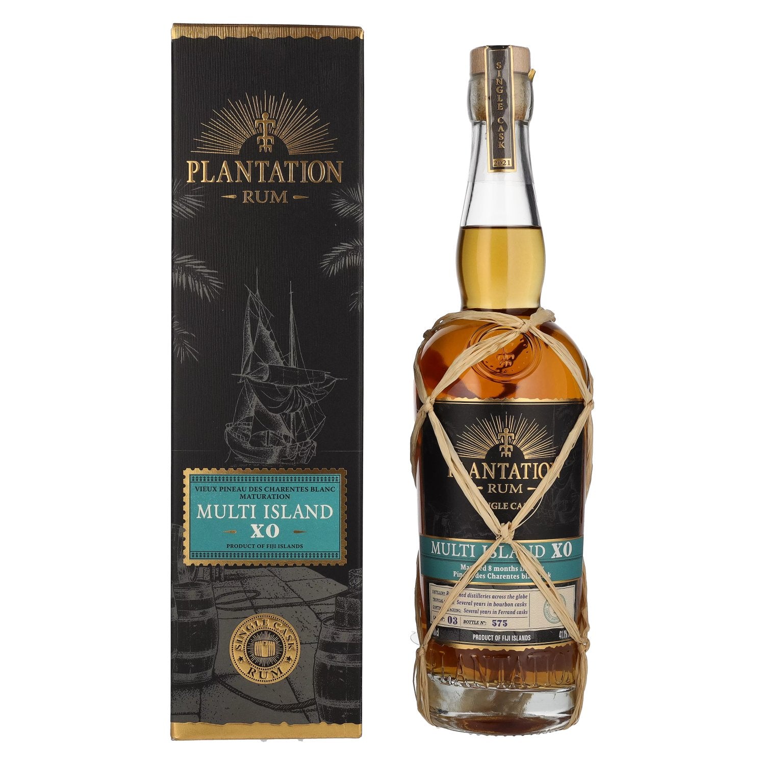 Plantation Rum MULTI-ISLAND XO Pineau des Charentes Maturation Edition 2021 41,1% Vol. 0,7l in gift box