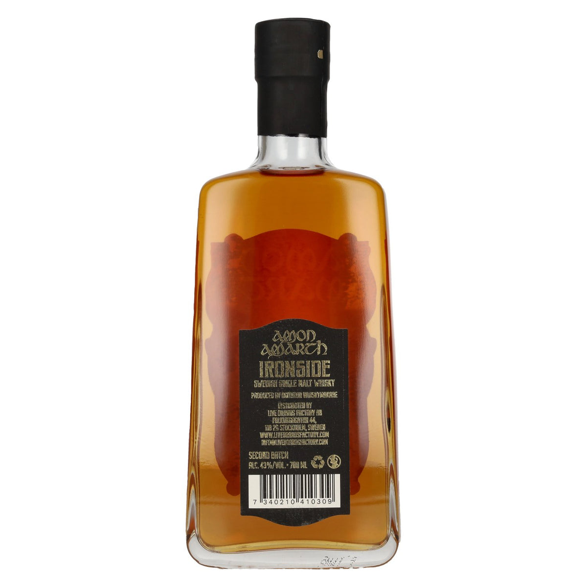 Amon Amarth Ironside Zweedse Single Malt Whisky 43% Vol. 0,7l