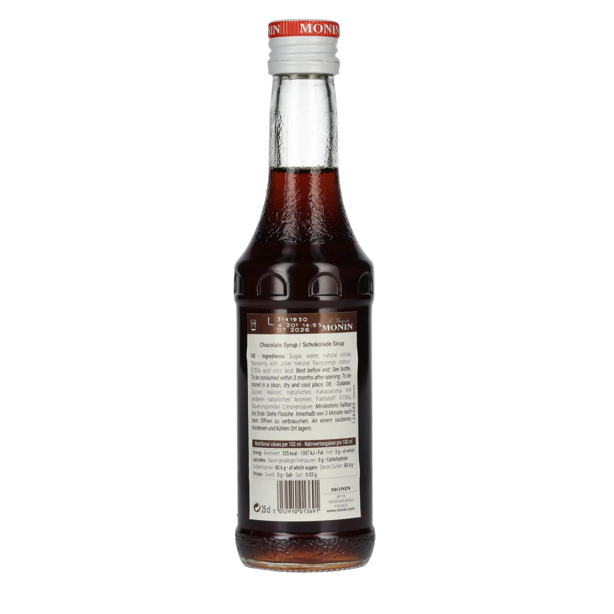 Le Sirop de Monin SCHOKOLADE 0,25l