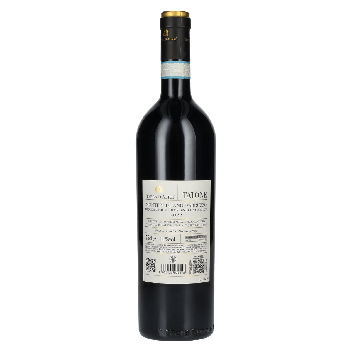 Terra d'Aligi Tatone Montepulciano d'Abruzzo DOC 2022 14% Vol. 0,75l