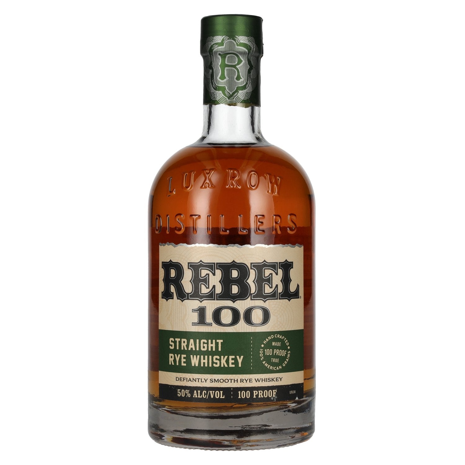 Rebel 100 Straight Rye Whiskey 50% vol. 0,7 l
