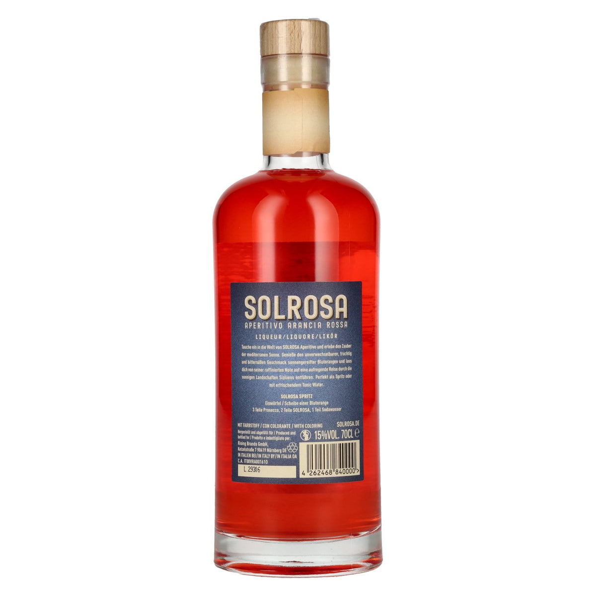 Solrosa Aperitivo Arancia Rossa 15 % vol. 0,7 l
