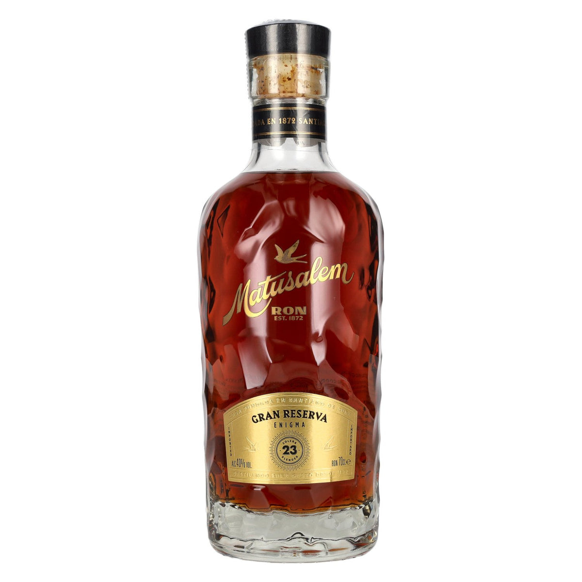 Ron Matusalem 23 Solera Gran Reserva ENIGMA, rhum à 40 % vol., 0,7 l