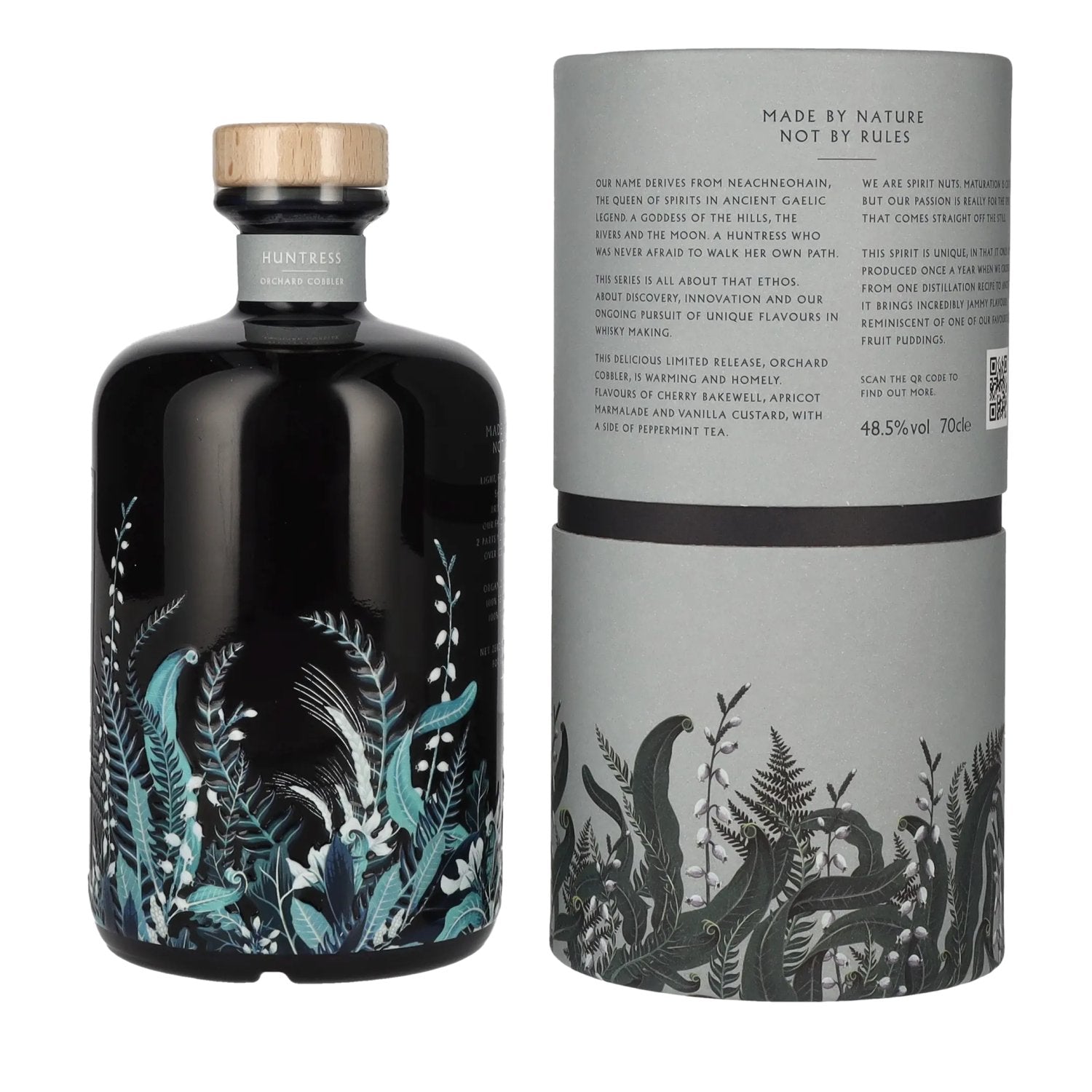 NC'NEAN ORGANIC Huntress Orchard Cobbler Single Malt Scotch Whisky 2024 48,5% vol. 0,7l en boîte cadeau