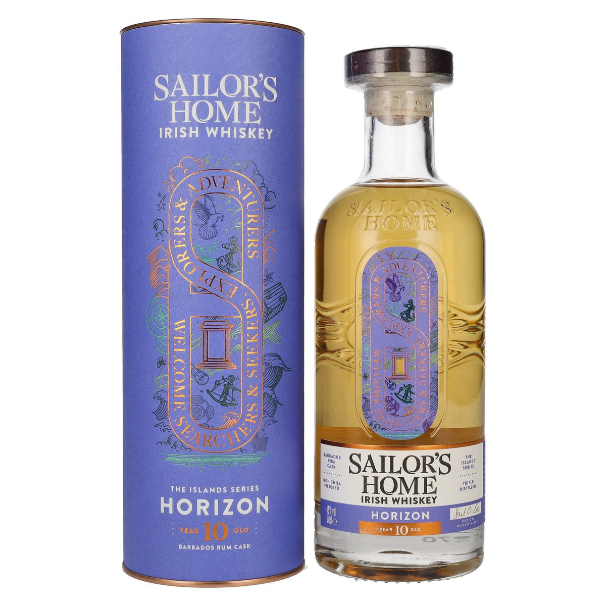 Sailor's Home HORIZON 10 Years Old Rum Cask Finish 43% vol. 0,7 l in geschenkverpakking