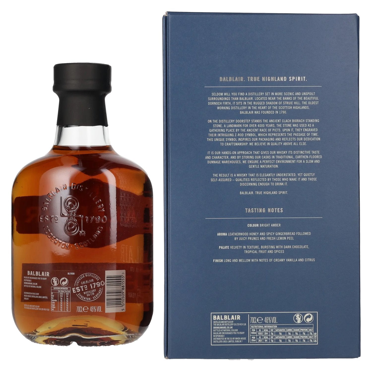 Balblair 15 Years Old Highland Single Malt 46% Vol. 0,7l in gift box