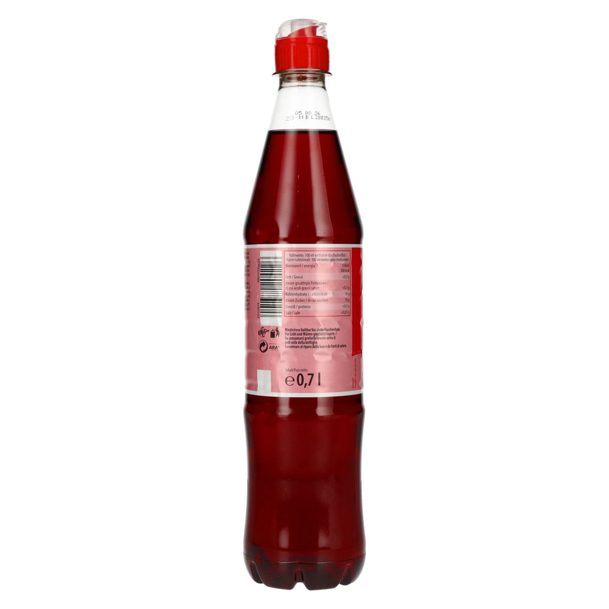 Spitz Sirop de fruits framboise-citron 0,7l PET