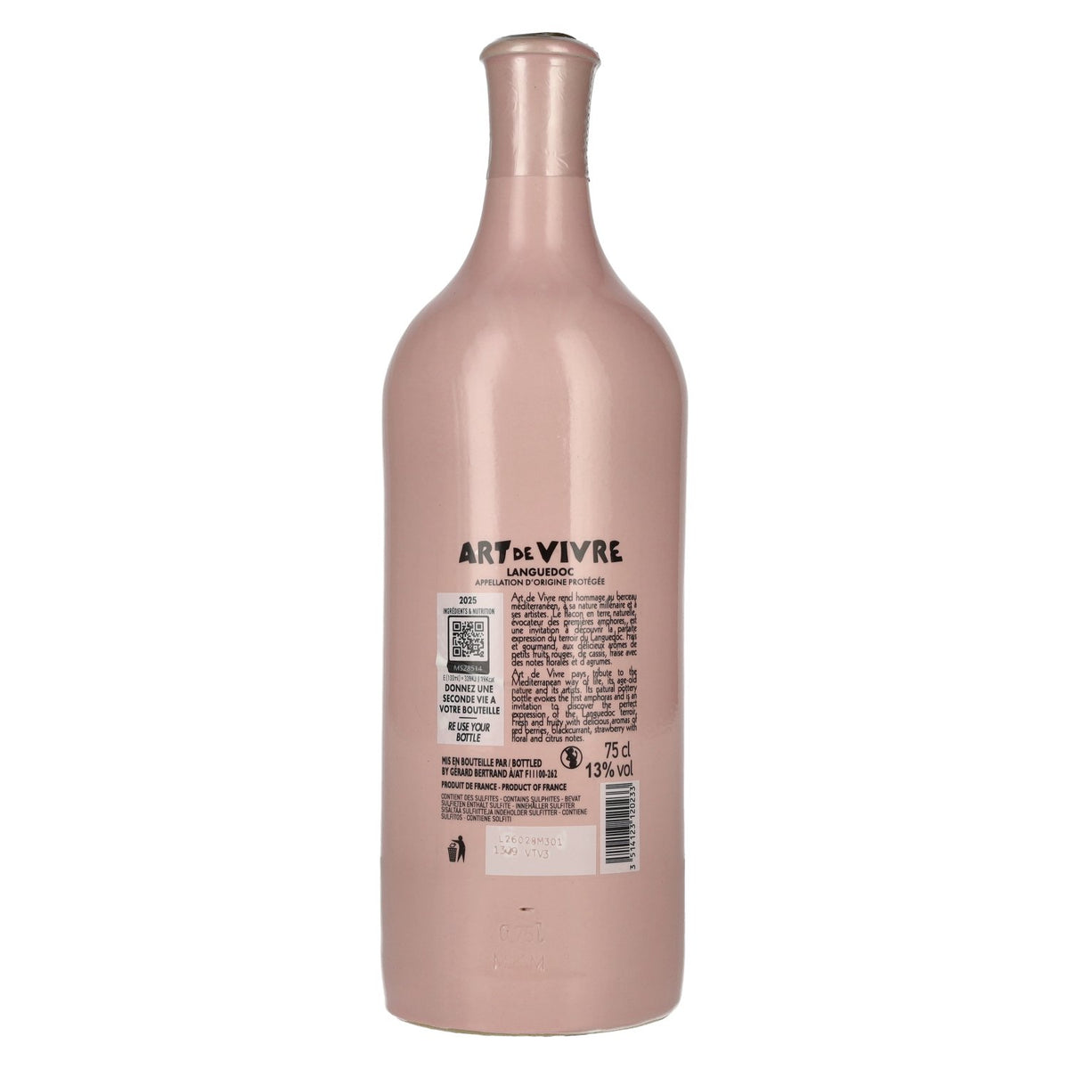 Gérard Bertrand Art de Vivre Languedoc Vin rosé 2025 13 % vol. 0,75 l