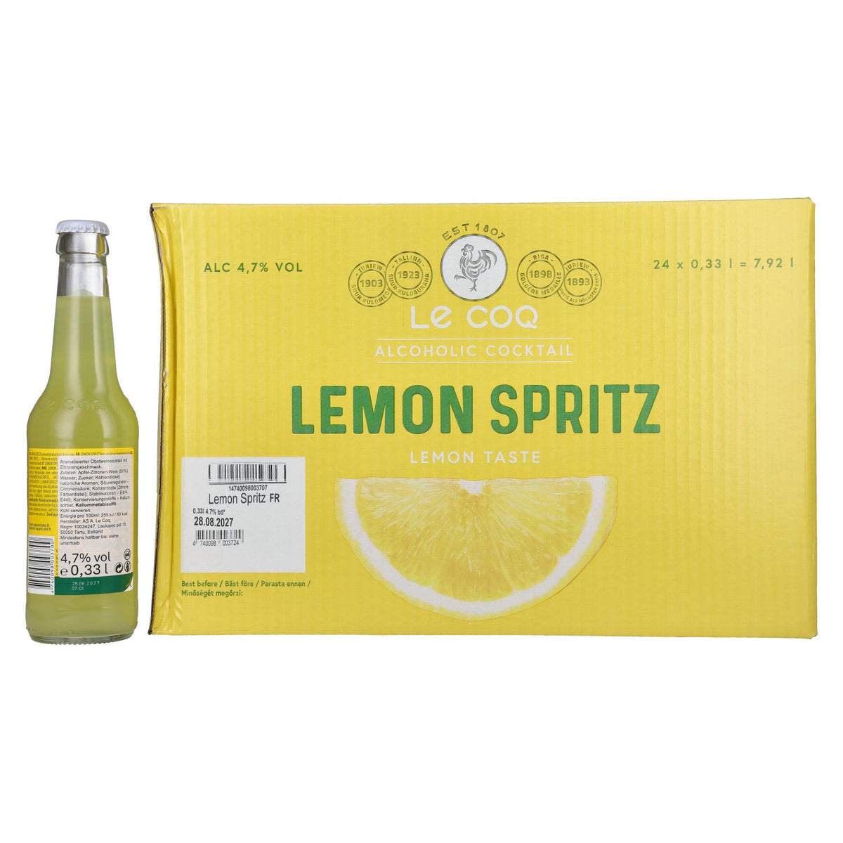 Le Coq LEMON SPRITZ 4,7% Vol. 24x0,33l