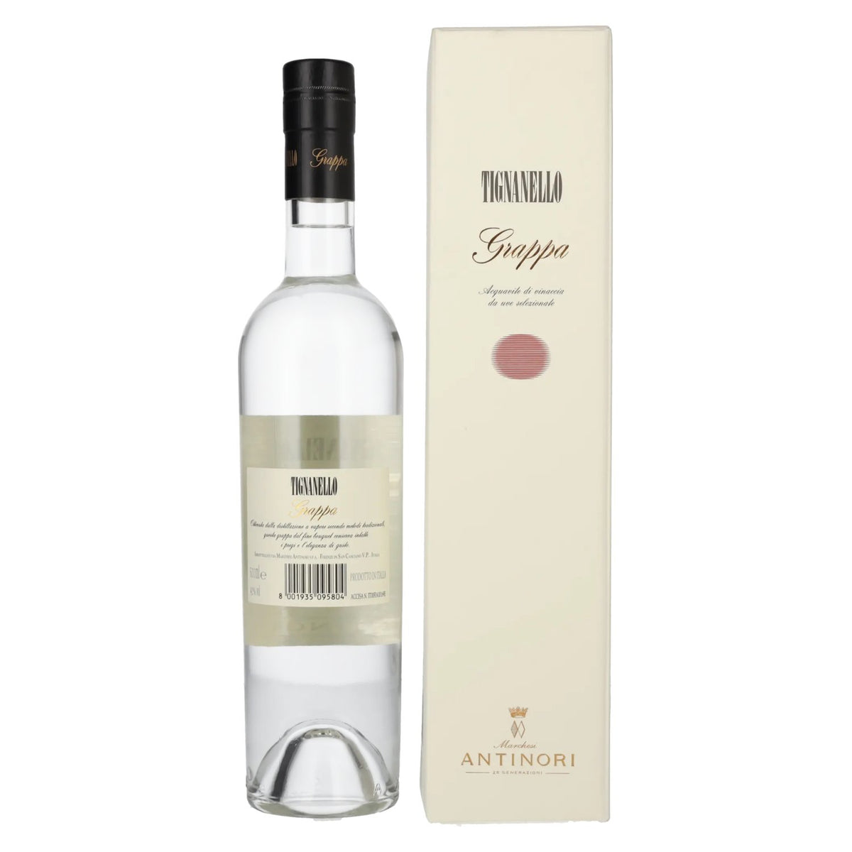 Antinori Grappa Tignanello 42% vol. 0,5l en boîte cadeau