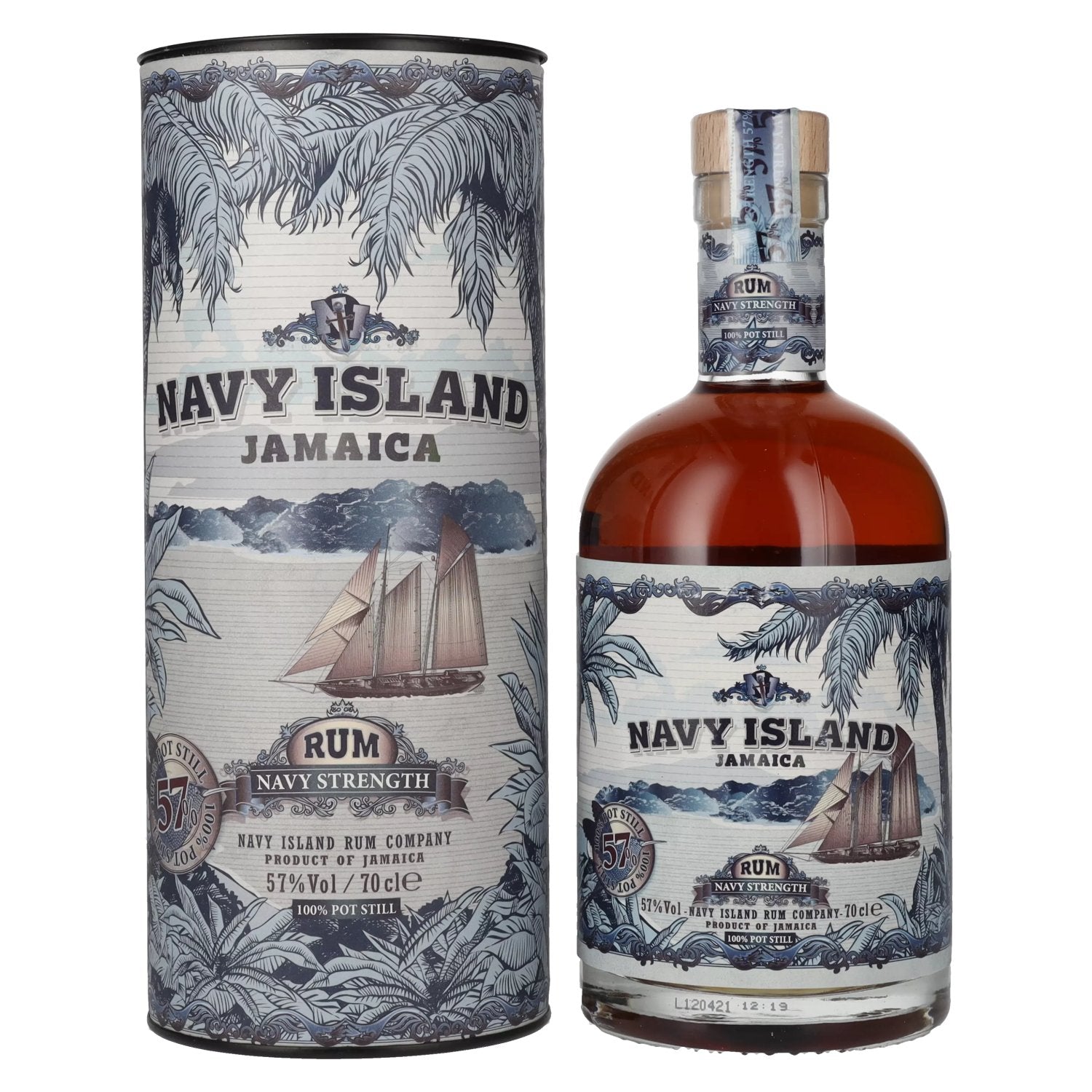 Navy Island JAMAICA Navy Strength Rum 57% Vol. 0,7l in geschenkverpakking