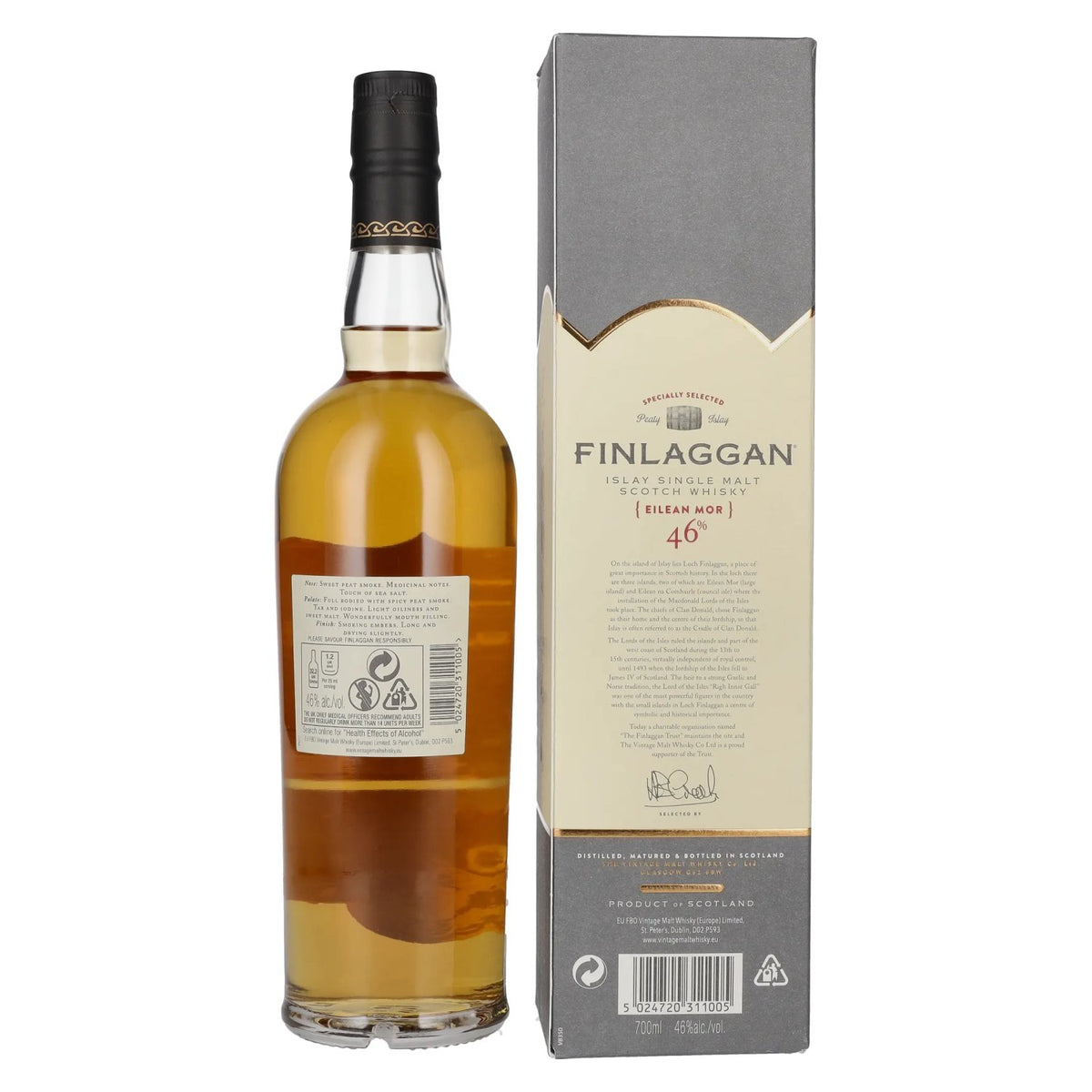 Finlaggan Eilean Mor, édition en petite série, 46 % vol., 0,7 l, dans un coffret cadeau