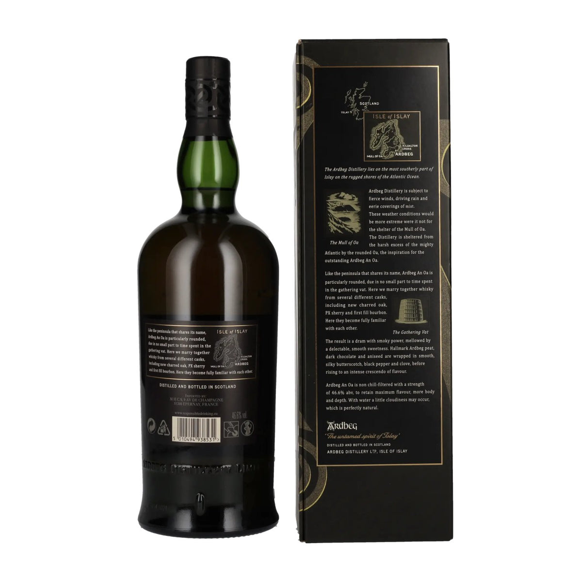 Ardbeg AN OA Islay Single Malt 46,6% Vol. 1l in Geschenkbox