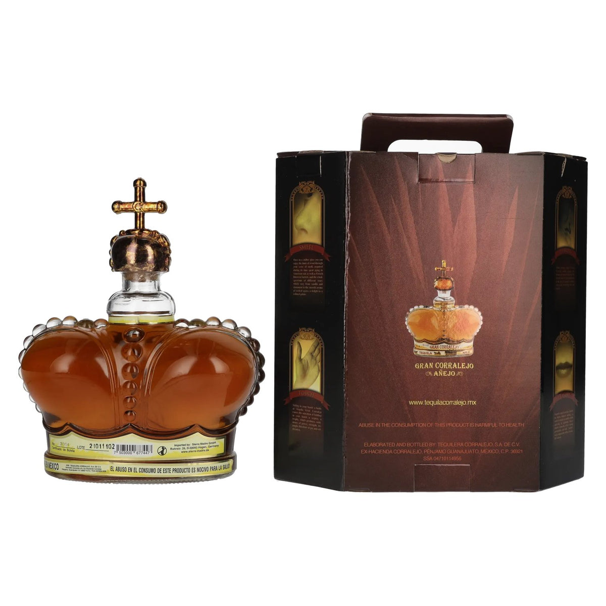 Gran Corralejo Tequila AÑEJO 100% de Agave 38% Vol. 1l in Geschenkbox