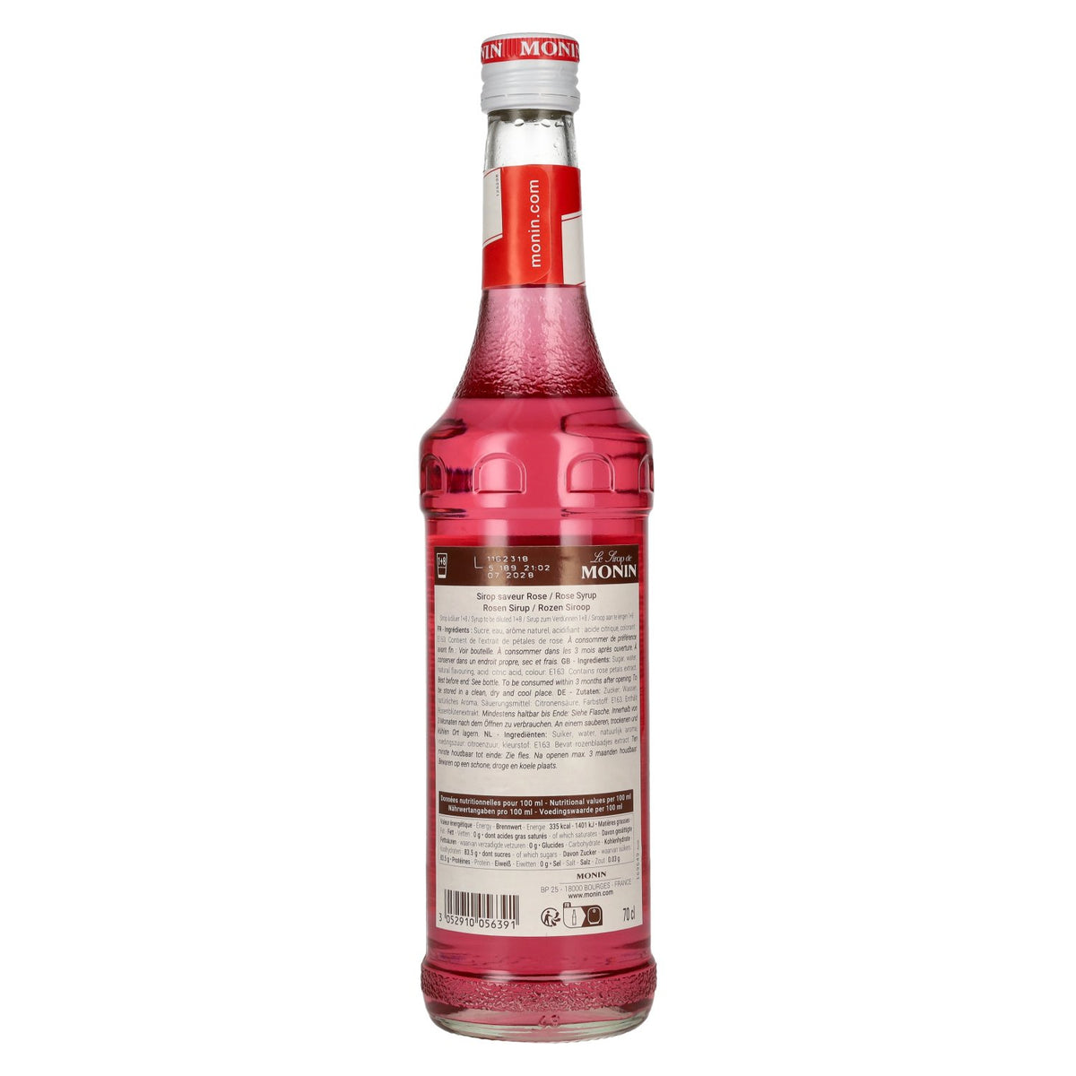 Le Sirop de Monin ROSE 0,7l