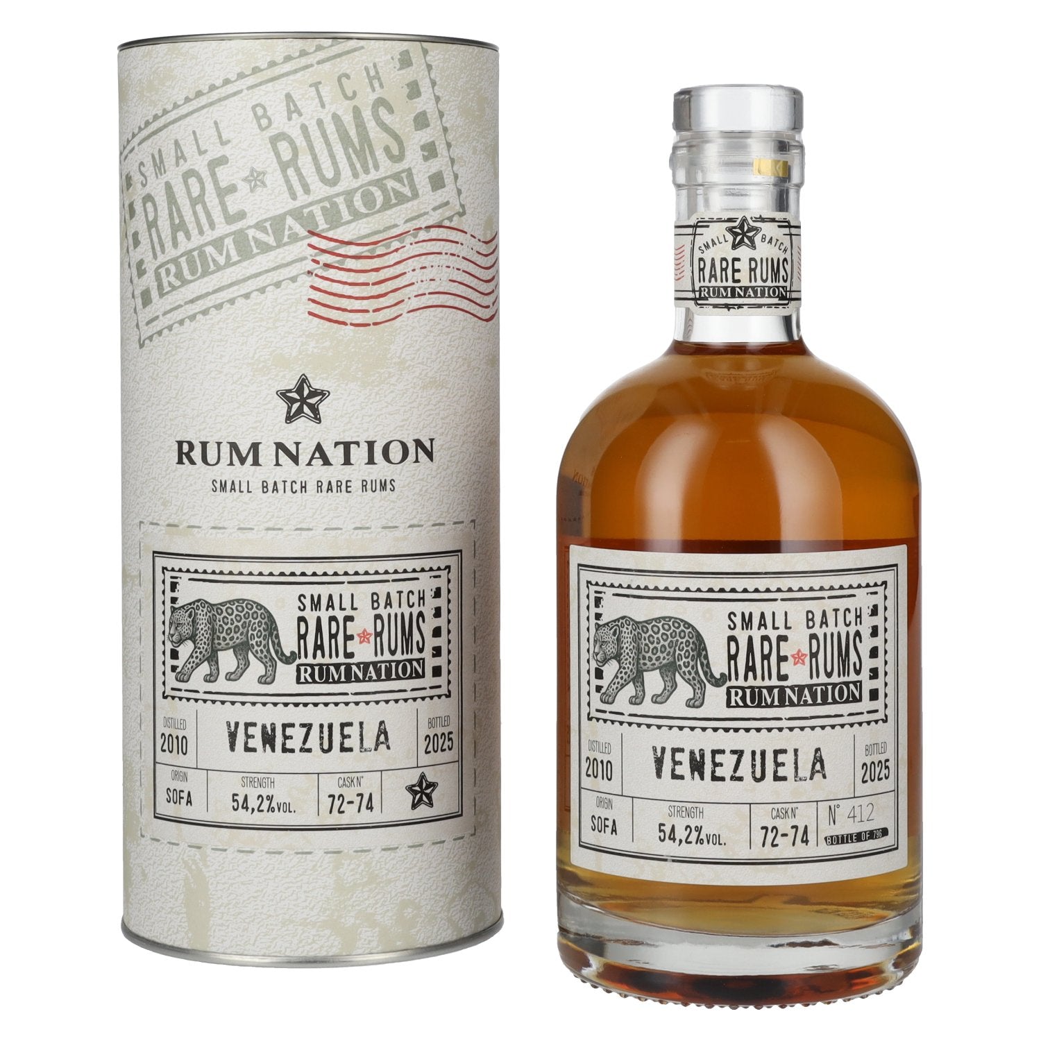 Rum Nation Rare Rums VENEZUELA 2010/2025 54,2% Vol. 0,7l in gift box
