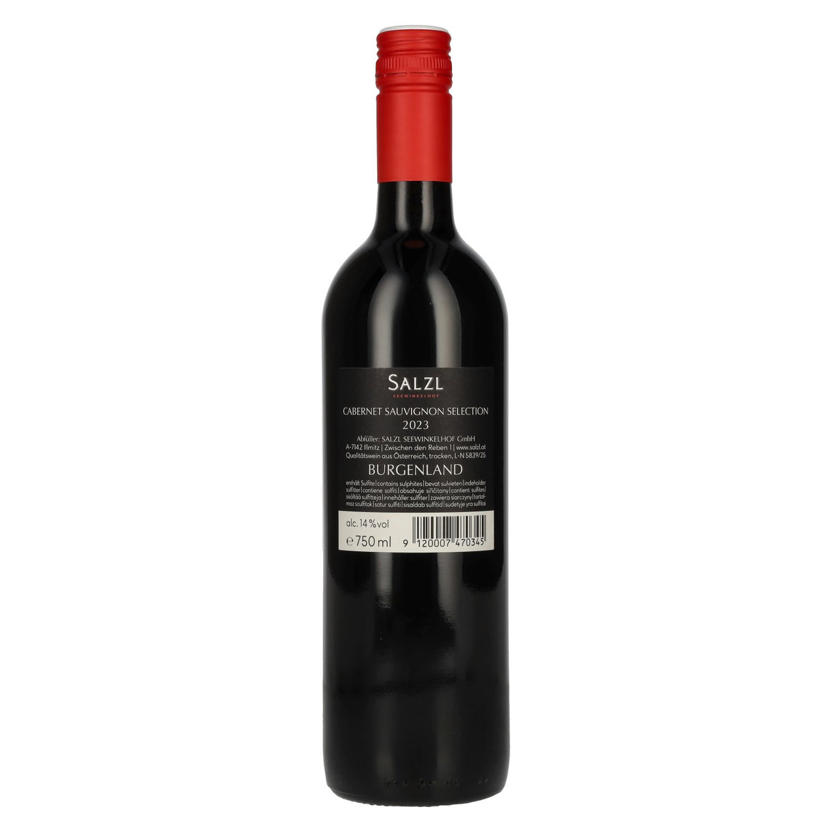 Salzl Cabernet Sauvignon Selection 2023 14% Vol. 0,75l