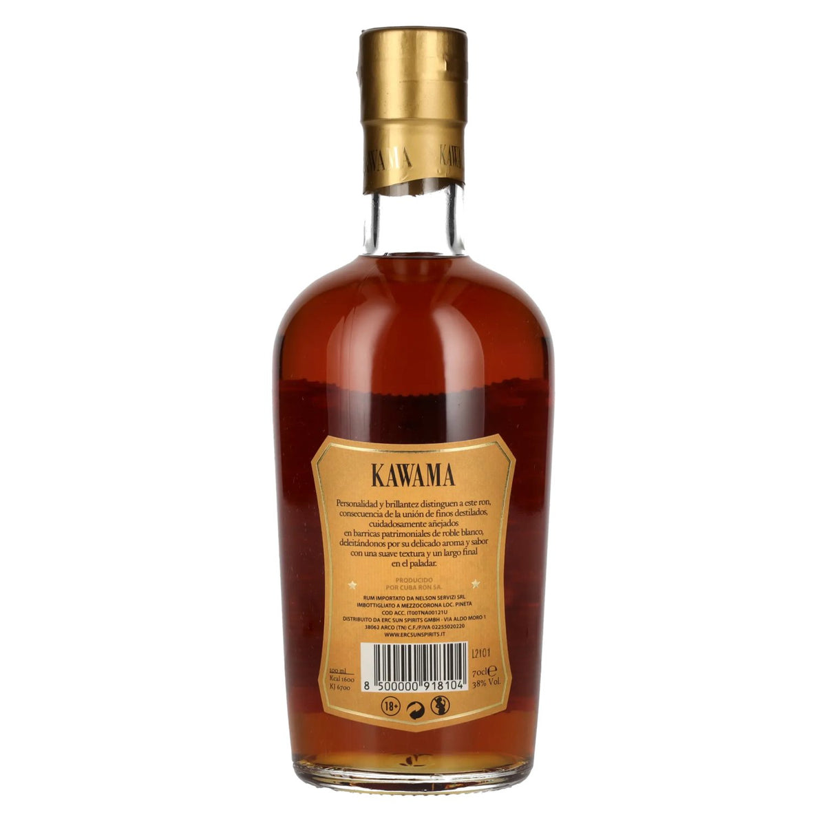Ron Kawama Añejo 38% ABV 0.7 l