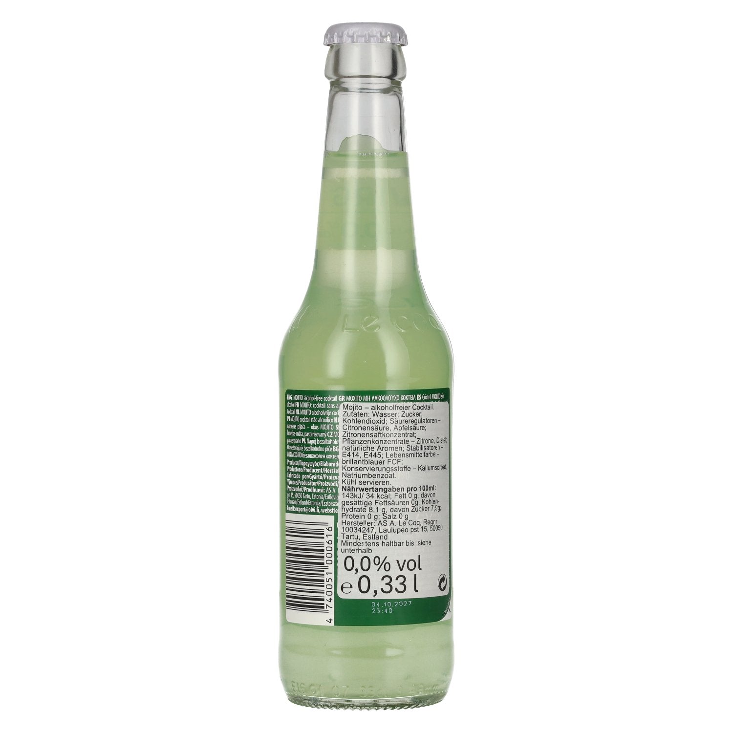Le Coq MOJITO CLASSIC non-alcoholic 0.0% 0.33l