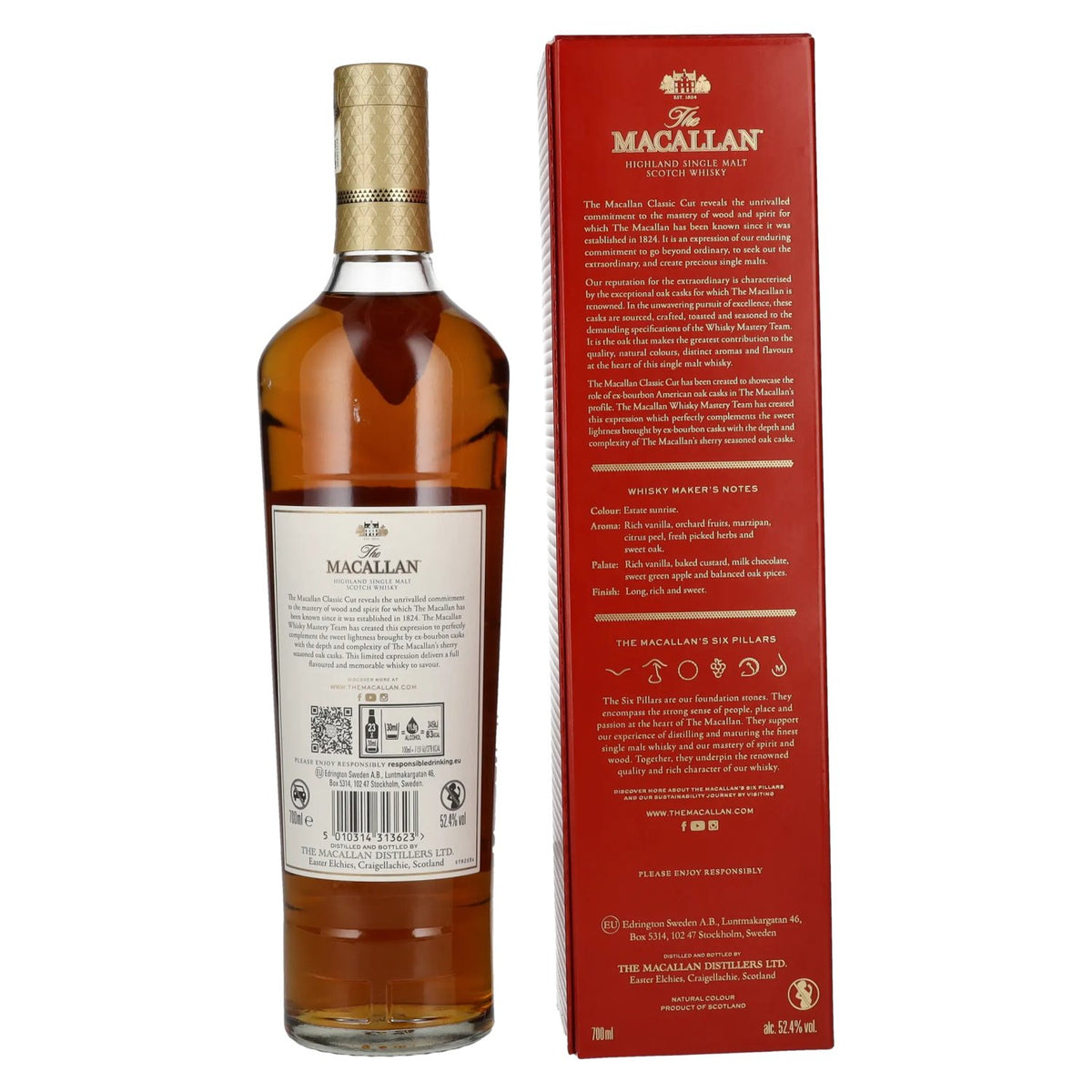 The Macallan CLASSIC CUT Limited Edition 2024 52.4% ABV 0.7l in a gift box