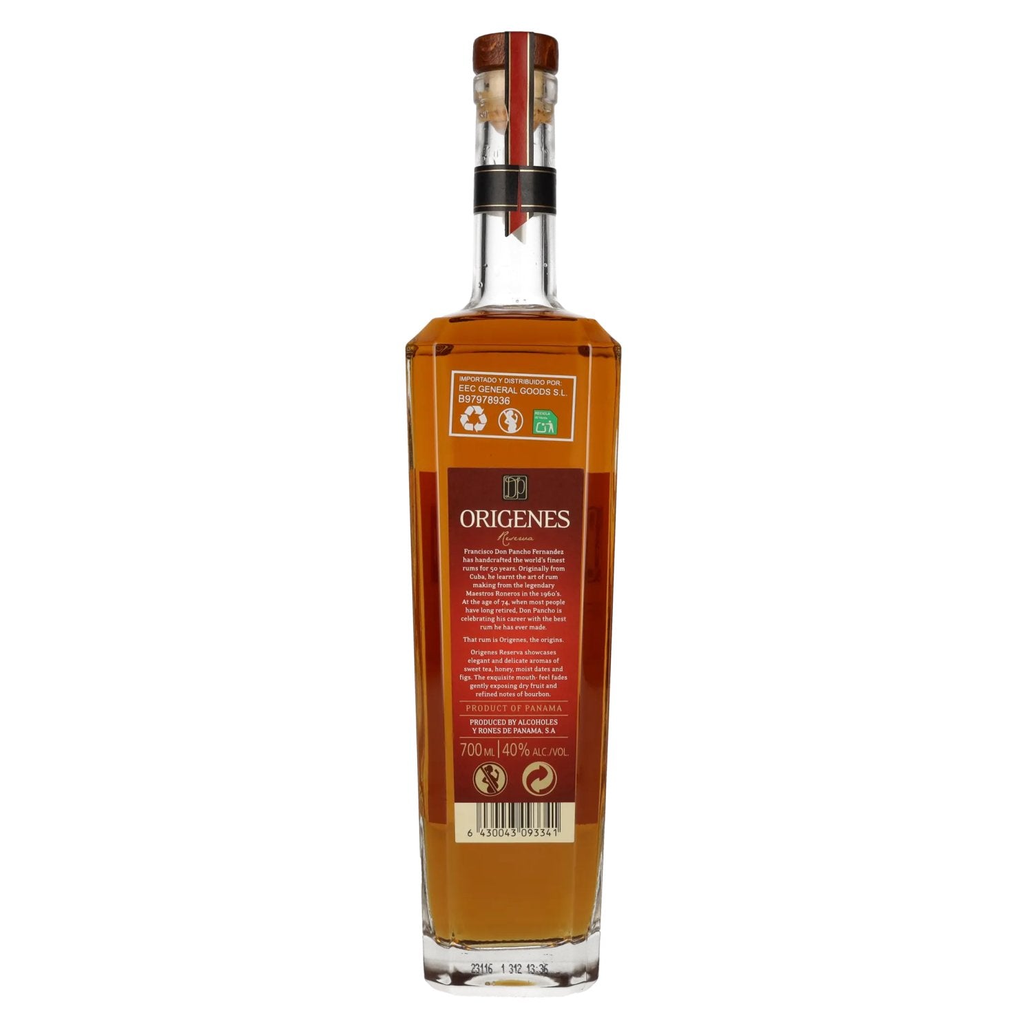 Don Pancho ORIGENES 8 Years Old Premium Panama Rum 40% Vol. 0,7l