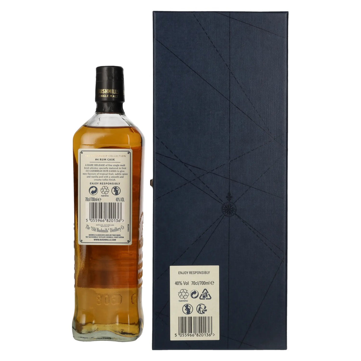 Bushmills RUM CASK Reserve The Steamship Collection 40% vol. 0,7l en boîte cadeau