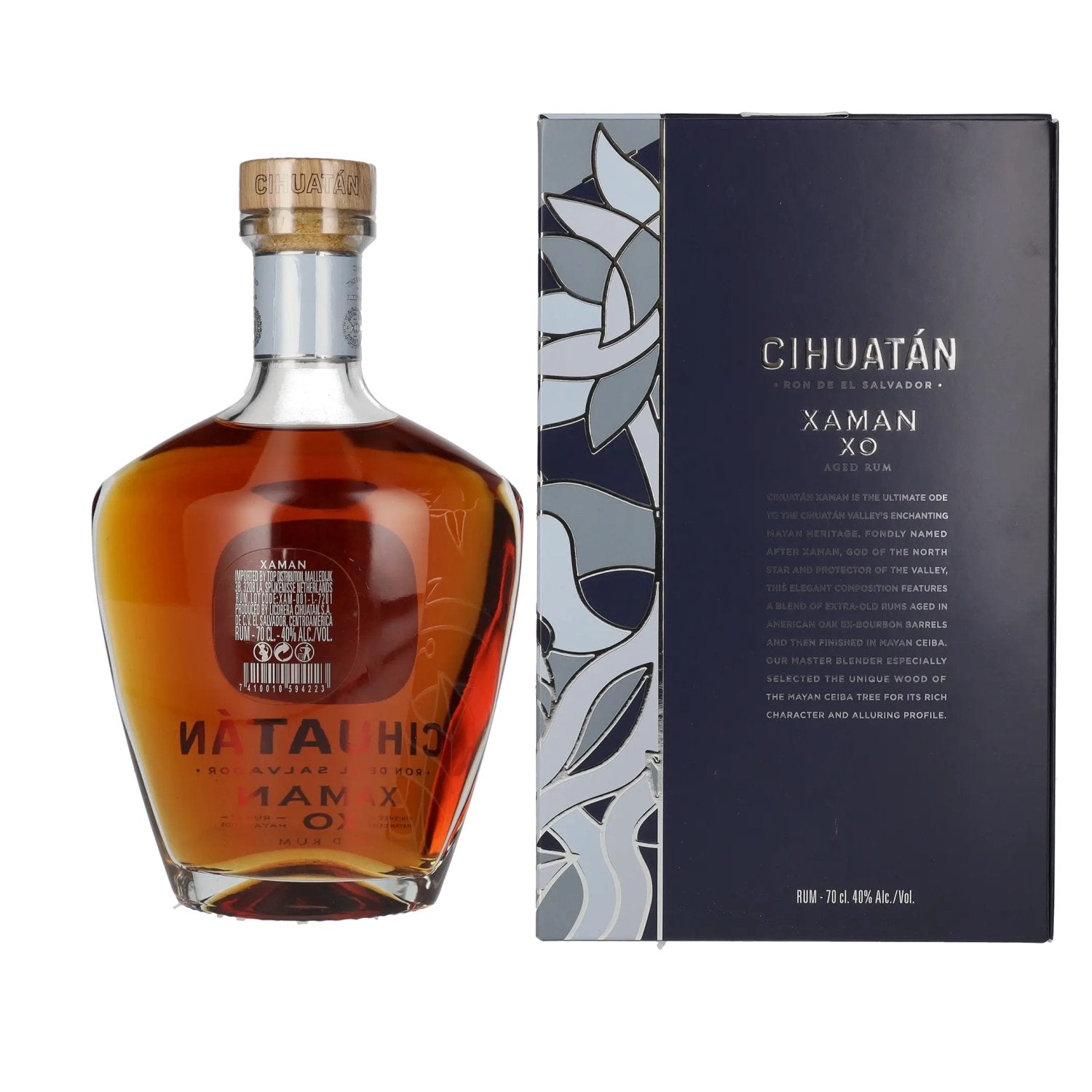 Cihuatán XAMAN XO Rum 40% Vol. 0,7l en boîte cadeau