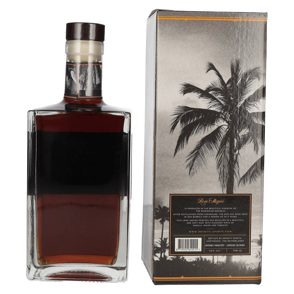 Rhum Ron Alegró XO de République dominicaine, 40 % vol., 0,7 l, dans un coffret cadeau