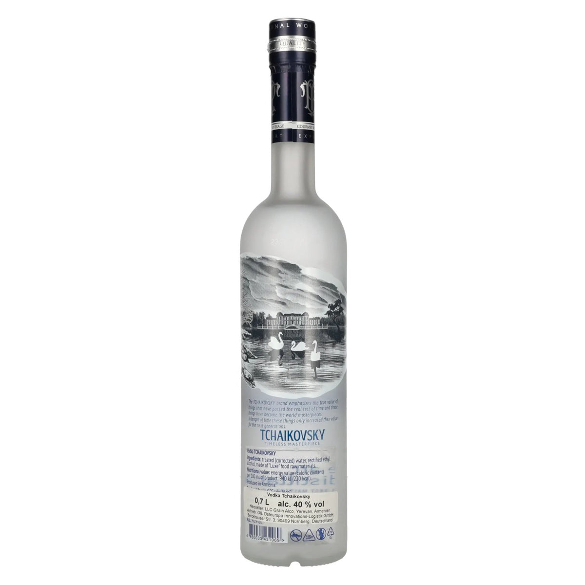 Tchaikovski Premium Vodka 40% vol. 0.7 l
